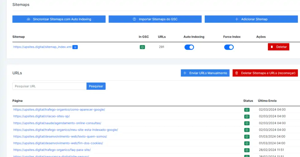 serviço de táxi ferramenta para indexar site